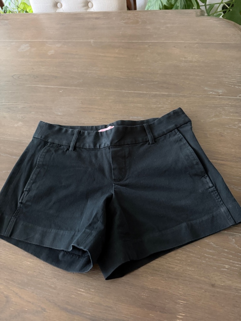 Lilly Pulitzer Black High-Waist Tailored Women's Shorts